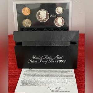 United States Mint Silver Proof Set 1992
